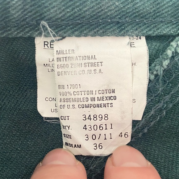 Vintage Green Rockies High Waisted Jeans - Picture 8 of 8